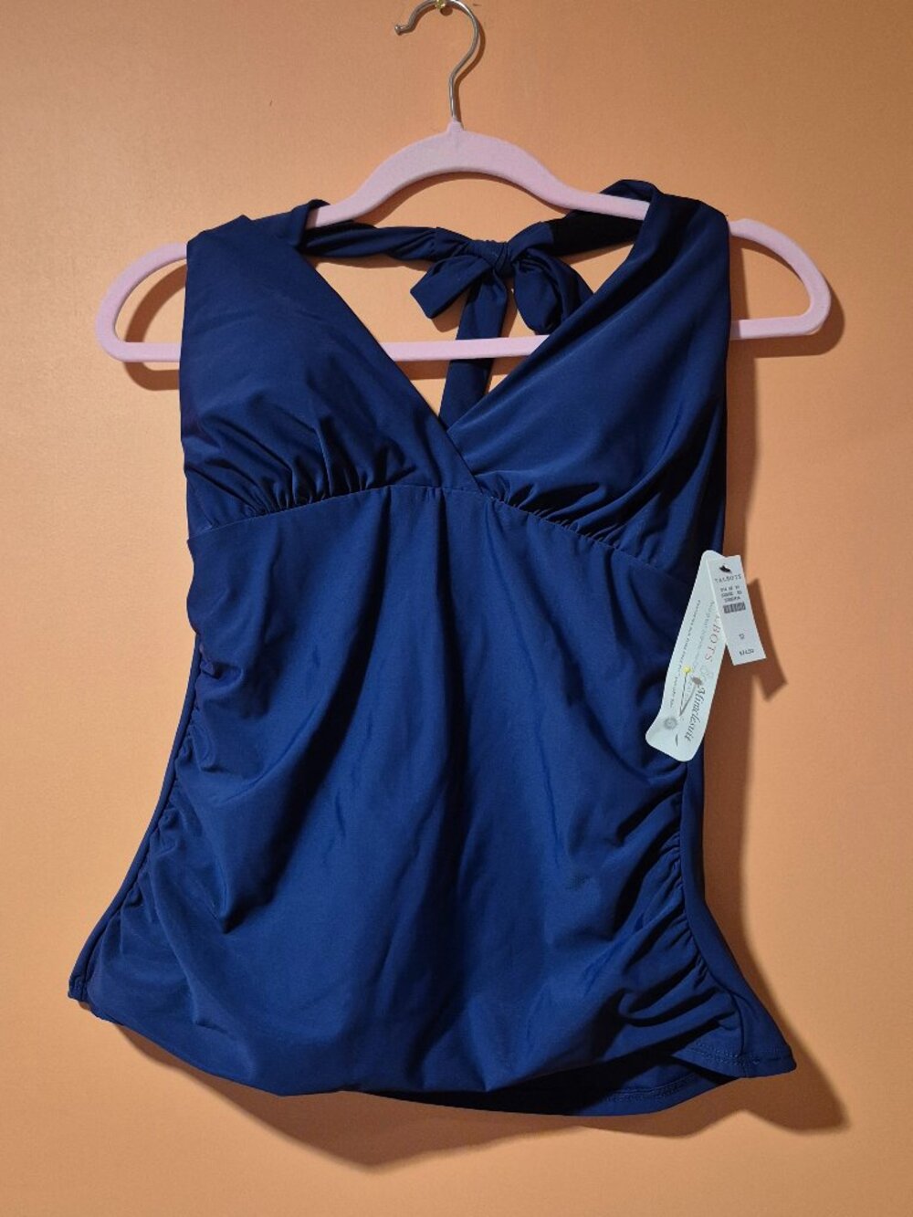 TALBOTS NEW tankini top size 12